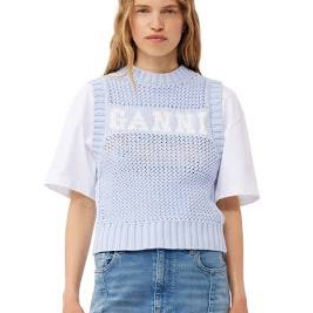 GANNI sweater vest